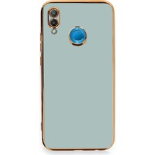 Newface Huawei P20 Lite Kılıf Volet Silikon - Açık Yeşil ARLSTRTCH-RSG3256