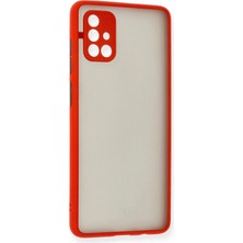 Newface Samsung Galaxy A71 Kılıf Montreal Silikon Kapak - Kırmızı ARLSTRTCH-RSG3256
