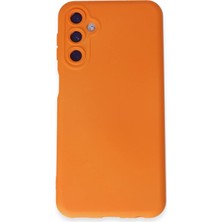 Newface Samsung Galaxy M14 5g Kılıf Nano Içi Kadife Silikon - Turuncu ARLSTRTCH-RSG3256