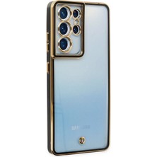 Newface Samsung Galaxy S21 Ultra Kılıf Liva Lens Silikon - Siyah ARLSTRTCH-RSG3256