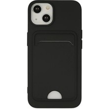 Newface iPhone 14 Plus Kılıf Kelvin Kartvizitli Silikon - Siyah ARLSTRTCH-RSG3256