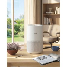 Xiaomi 48M² Kapsama Alanlı Ofis ve Çalışma Masası Üstü Portatif Akıllı Hava Temizleyici Compact Sigara ve Toz Giderici Wi-Fi Kontrollü Beyaz