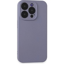 Newface iPhone 15 Pro Max Kılıf Nano Içi Kadife Silikon - Lila ARLSTRTCH-RSG3256