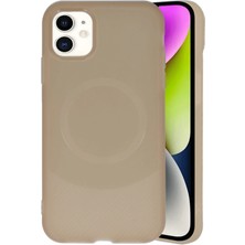 Newface iPhone 11 Kılıf Maya Karbon Kapak - Kahverengi ARLSTRTCH-RSG3256