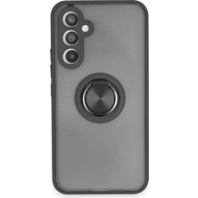 İ She Samsung Galaxy A54 5g Kılıf Yüzüklü ve Şık Film Izlemek Için Ideal Elitering Premim Silikon Kapak