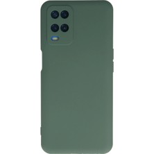 Newface Oppo A54 4g Kılıf Nano Içi Kadife Silikon - Koyu Yeşil ARLSTRTCH-RSG3256