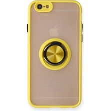İ She iPhone 6s Kılıf Yüzüklü ve Şık Film Izlemek Için Ideal Elitering Premim Silikon Kapak