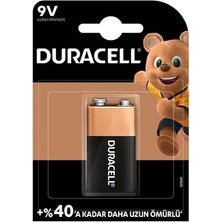 Duracell 9V Alkalin Pil Kompakt Boyut ve Yüksek Güç ile Ergonomik Tasarım Sunuyor