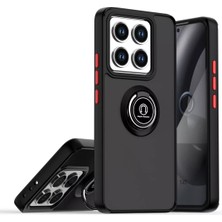 İ She Xiaomi Mi 15 Pro Kılıf Yüzüklü ve Şık Film Izlemek Için Ideal Elitering Premim Silikon Kapak
