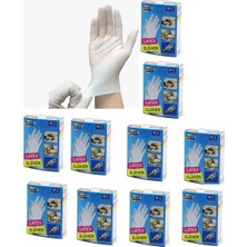 EkoAlışverişDünyam Eldiven Latex Eldiven Muayene Eldiveni M/l 60 Adet