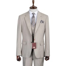 İlayda Emir Slim Fit, 3 Parça Takım Elbise, Erkek Klasik Yelekli, Premium Kumaş, Ofis ve Özel Gün Takımı