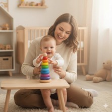 Balatoyz Montessori Ahşap Halka Kule