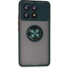 Mobixa Poco X6 Pro Kılıf Yüzüklü ve Standlı Şık Nexen Premium Silikon Kapak