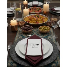 Agg Reklam Baskılı Sunum Peçetesi Iftar Vakti Model-2  16 Adet