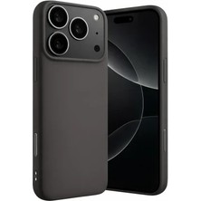 Techno Guru iPhone 17 Pro Max Kılıf Içi Kadife Kaplı Nano Silikon Kapak