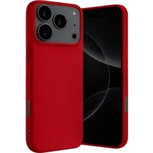 Techno Guru iPhone 17 Pro Max Kılıf Içi Kadife Kaplı Nano Silikon Kapak