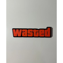 Pluto 3D Gta Esintili Wasted Duvar Süsü – Gamer Dekor