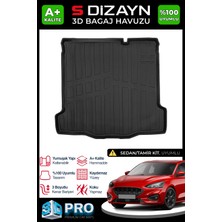 S-Dizayn Ford Focus 4 Sedan Tamir Kitli 3D Pro Bagaj Havuzu 2018 Üzeri A+ Kalite