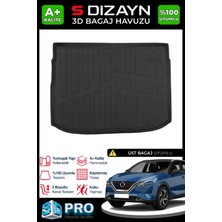 S-Dizayn Nissan Qashqai 3D Pro Bagaj Havuzu Üst Bagaj 2021 Üzeri A+ Kalite