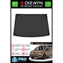 S-Dizayn VW Caddy 3D Pro Bagaj Havuzu 2020 Üzeri A+ Kalite