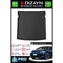 S-Dizayn VW ID7 3D Pro Bagaj Havuzu Üst Bagaj 2023 Üzeri A+ Kalite