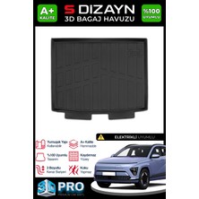 S-Dizayn Hyundai Kona Elektrikli 3D Pro Bagaj Havuzu 2024 Üzeri A+ Kalite