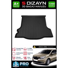 S-Dizayn Renault Symbol 3D Pro Bagaj Havuzu 2013 Üzeri A+ Kalite