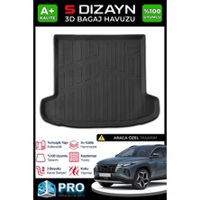 S-Dizayn Hyundai Tucson 3D Pro Bagaj Havuzu 2021-2024 A+ Kalite