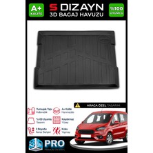 S-Dizayn Ford Courier 3D Pro Bagaj Havuzu 2014-2024 A+ Kalite