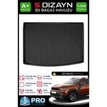 S-Dizayn Renault Duster 4X4 3D Pro Bagaj Havuzu Üst Bagaj 2024 Üzeri A+ Kalite