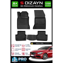 S-Dizayn Mercedes A Serisi W176 3D Pro Havuzlu Paspas 2013-2018 A+ Kalite