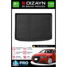 S-Dizayn Audi A3 HB 3D Pro Bagaj Havuzu Üst Bagaj 2020 Üzeri A+ Kalite