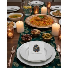 Agg Reklam Baskılı Sunum Peçetesi Hayırlı Ramazanlar Model-2  16 Adet