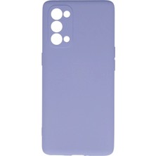 Newface Oppo Reno 5 Pro Kılıf Nano Içi Kadife Silikon - Lila ARLSTRTCH-RSG3256