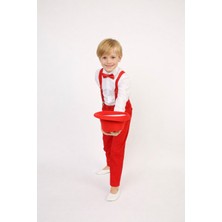 Dıgıl Kids Erkek Çocuk Takım Askı Papyon Gömlek Pantalon