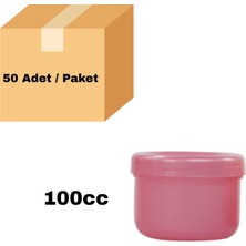 Labbakkal Pomad Kutusu 100 ml - Vida Kapaklı Gaita Kabı 50 Adet