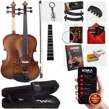 Rennes RV-403 Çocuk Kemanı Seti Kaliteli 3/4 Boy (10-13 Yaş Arası)