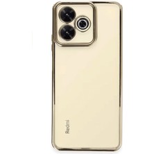 Newface Xiaomi Redmi 13 4g Kılıf Razer Lensli Silikon - Gold ARLSTRTCH-RSG3256