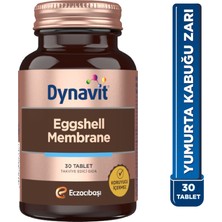 Dynavit Eggshell Membrane 30 Tablet-Yumurta Kabuğu Zarı,msm,vitamin C,akgünlük ve Zerdeçal Ekstresi,manganez - Dezenfektan Hediyeli (%72 Alkol)