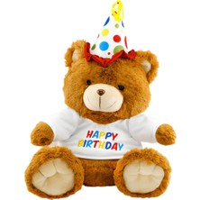 Vexor Oturan Happy Birthday Peluş Ayı 40CM