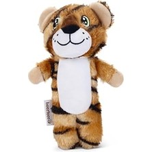 SHC4200 Beeztees Köpek Oyuncağı Kaplan, Peluş, Kahverengi, 23X10X4CM
