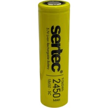 Sertec 18650 3.7V 2450 Mah 5c Li-Ion Şarjlı Pil