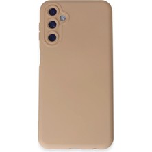 Newface Samsung Galaxy M14 5g Kılıf Nano Içi Kadife Silikon - Pudra ARLSTRTCH-RSG3256