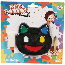 NW Nessi World Yüz Boyası 1 Kalemli 6 Renk Kedi -Sun