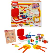 NW Nessi World Crafy Pazar Kahvaltısı Oyun Hamuru Seti 300 G 23 Parça