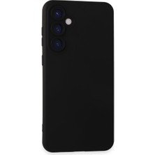 Samsung Galaxy S24 Plus Kılıf Nano Içi Kadife Silikon - Siyah
