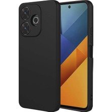 Xiaomi Redmi 13 4g Kılıf Nano Içi Kadife Silikon - Siyah