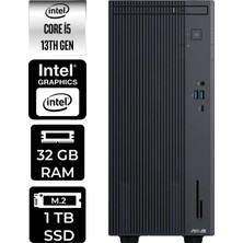 Asus Expertcenter P500MV i5 13420H Masaüstü Bilgisayar 32GB RAM 1TB SSD Win11 Pro + Per4 USB P500I513428512B0DP346