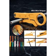 Derwell Kablo Soyucu Kep Kep Kablo Soyma Aparatı Krone Bıçağı Stripper Bıçak Crimper Kablo Sıyırıcı