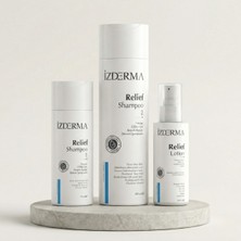 İzderma Cosmetic Izderma Relief Shampoo Bakım Ve Devam Şampuanı Ve Relief Nemlendirici Losyon 3'Lü Set